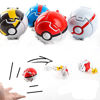 Picture of 4pcs-Battle Action Figures with Pokeball Ball PackPet Pocket Monster Action Figure Toy for Kids Ages