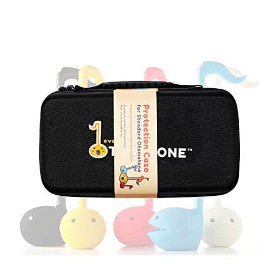 Picture of Everything Otamatone Case with Zipped Storage Bag | Elegant, Portable and Sturdy Travel Case Engineered by Experts | Polyester Surface with Velvet Lining | Compatible with Standard Sized Otamatones