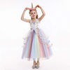 Picture of Princess Unicorn Dress Up for Little Girls Birthday Party Unicorn Dresses Costume (8Y - 9Y, white)