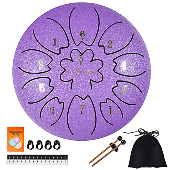 GetUSCart- Steel Drums, Steel Tongue Drum 6 Inches 8 Notes,Handpan