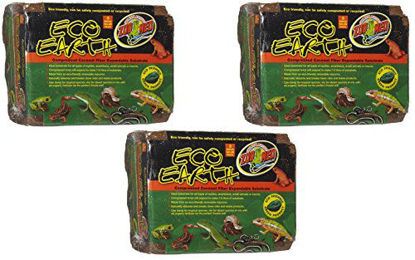 Picture of Zoo Med Eco Earth Compressed Coconut Fiber Substrate, 9 Bricks