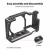 Picture of SMALLRIG Camera Cage only for Sony A6000 A6300 ILCE-6000 ILCE-6300 NEX7 with 1/4" 3/8" Mounting Points and Built-in Cold Shoe - 1661