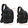 Picture of Sling Bags Chest Shoulder Backpacks, 14.1-Inch Laptop Backpack Crossbody Messenger Bag Travel Outdoor Men Women
