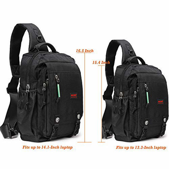 Men Sling Bag Backpack Laptop Shoulder Bag Cross Body Messenger Bag