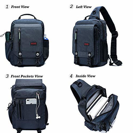 GetUSCart- Sling Bags Chest Shoulder Backpacks, 14.1-Inch Laptop ...