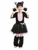 Picture of Cuteshower Halloween Cat Costume for Kid Animal Costume Cosplay 10-12 Years Black