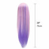 Picture of Mannequin Head with Hair, TopDirect 29" Hair Mannequin Manikin Head Hair Practice Cosmetology Hair Doll Head Styling Hairdressing Training Braiding Heads with Clamp Holder and Tools