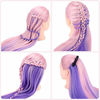 Picture of Mannequin Head with Hair, TopDirect 29" Hair Mannequin Manikin Head Hair Practice Cosmetology Hair Doll Head Styling Hairdressing Training Braiding Heads with Clamp Holder and Tools