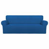 Picture of PureFit Super Stretch Chair Sofa Slipcover - Spandex Non Slip Soft Couch Sofa Cover, Washable Furniture Protector with Non Skid Foam and Elastic Bottom for Kids, Pets Sofa Classic Blue