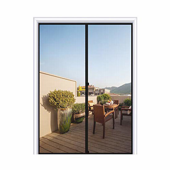 GetUSCart MAGZO Screen Door Fit Door Size 48 x 96 Inch