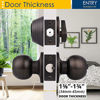 Picture of 1 Pack Keyed Alike Entry Door Knobs and Single Cylinder Deadbolt Lock Combo Set Security for Entrance and Front Door with Classic Oil Rubbed Bronze Finish