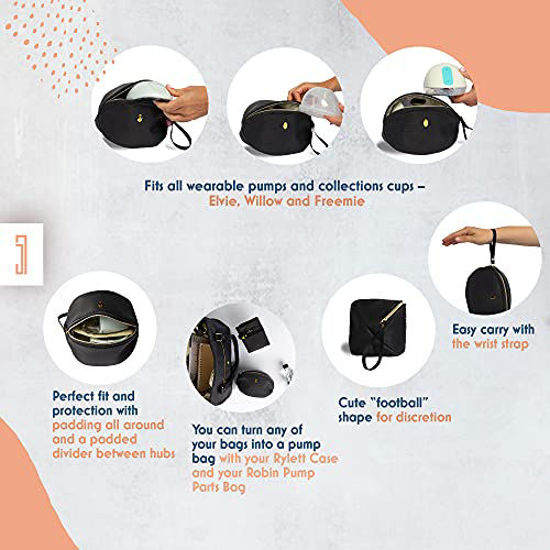 GetUSCart Wearable Breast Pump Bag for Working Moms, Case for Willow