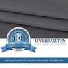 Picture of H.VERSAILTEX Blackout Patio Curtains 100 x 84 Inches for Sliding Door Extral Wide Blackout Curtain Panels Thermal Insulated Room Divider - Grommet Top, 7' Tall by 8.5' Wide - Charcoal Gray