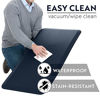 Picture of KANGAROO 3/4" Thick Superior Comfort, Relieves Pressure, All Day Ergonomic Stain Resistant Floor Rug Anti Fatigue Cushion Mat, Durable Standing Desk, Foam Pad Mats Kitchen, Office, 17x24, Navy Blue