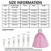 Picture of MYRISAM Unicorn Costume Princess Birthday Pageant Party Dance Performance Carnival Long Maxi Tulle Fancy Dress Up Outfits Blue 14-15T