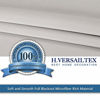 Picture of H.VERSAILTEX Blackout Patio Curtains 100 x 84 Inches for Sliding Door Extral Wide Blackout Curtain Panels Thermal Insulated Room Divider - Grommet Top, 7' Tall by 8.5' Wide - Stone