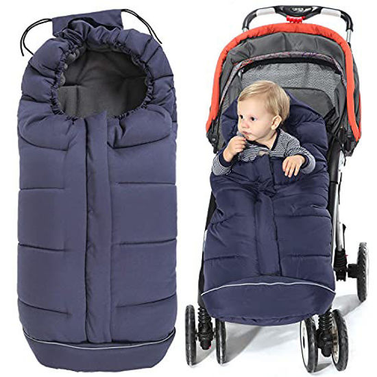 Snapklik.com : Stroller Bunting Bag For Baby, Infant Bunting Bag Winter  Baby Sleeping Bag For Stroller Footmuff Waterproof, Warm Bunting Bag  Toddler Sleeping Bag, Outdoor Universal Baby Bunting Bag, Dark Blue