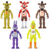 Picture of 2021 Amazing Five Nights at Freddys Action Figures - Action Figures Toy Set of 5 PCS for All Kids - About 6 inches