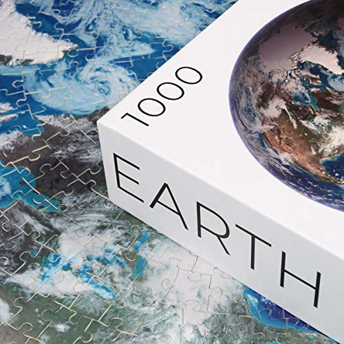 GetUSCart Blue Kazoo Earth Jigsaw Puzzle, 1000 Piece, Large Round Art