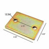 Picture of (Pack of 3) 3/8in Bolt On Grab Hook Mount with Backer Plate