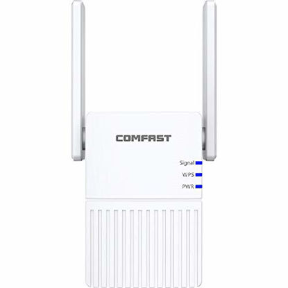 Picture of [Upgraded 2021] N300 WiFi Extender 300 Mbps with WPS Internet Signal Booster - Wireless Repeater up to 300 Mbps - Range Network Compatible with Alexa - Extends WiFi Coverage to Smart Home Devices