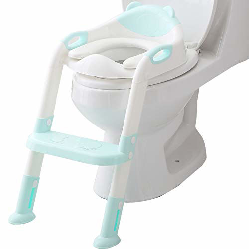 Wiifo Foldable Potty Training Seat With Ladder - Adjustable Height For Toddlers