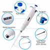 Picture of Four E's Scientific Laboratory 0.5-10 uL Single-Channel Adjustable Volume Pipettors (White) (0.5-10 uL)