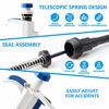 Picture of Four E's Scientific Laboratory 0.5-10 uL Single-Channel Adjustable Volume Pipettors (White) (0.5-10 uL)