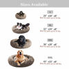 Picture of MFOX Calming Dog Bed (XL) for Medium and Large Dogs Pet Bed Faux Fur Donut Cuddler Up to 35/55/100lbs