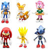Picture of 2021 New 11 Pack Sonic The Hedgehog Action Figures | Sonic Action Figure Set | Perfect Kids Gifts | 4.7 inches Tall | Cake Toppers