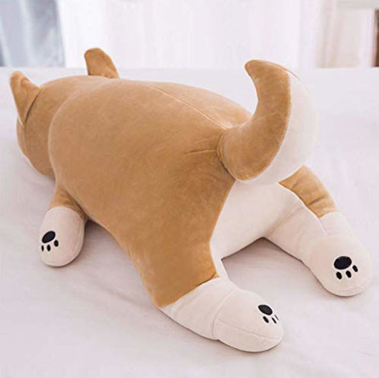 Picture of 30'' Shiba Inu Plush Stuffed Animal Dog Plush Pillow Hugging Pillow Sleeping Comfort Cushion Soft Plush Toy