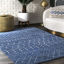 Picture of nuLOOM Moroccan Blythe Area Rug, 4' Square, Dark Blue