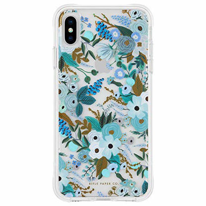 Picture of Rifle Paper CO. iPhone Xs Max Case - Floral Design - 6.5 - Garden Party Blue