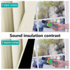 Picture of NICETOWN Living Room Completely Shaded Draperies, Privacy Protection & Noise Reducing Black Lined Insulated Window Treatment Curtain Panels for Patio Door (Beige, Set of 2, W42 x L84)