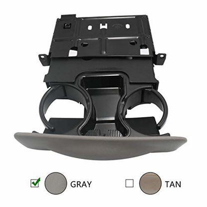 Picture of APPERFiT in Dash Cup Holder (Gray) for 1999-2004 F250 F350 F450 F550 Super Duty Truck 2000-2004 Excursion Replaces YC3Z-2513560-CAD