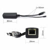 Picture of ANVISION 4-Pack 5V Gigabit PoE Splitter, USB Type C, 48V to 5V 2.4A Adaper, IEEE 802.3af Compliant