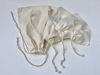 Picture of Cotton Double Drawstring Muslin Bag. 100% Organic Cotton. Pack of 100 (4 x 6 Inches)