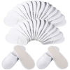 Picture of 30 Pairs Disposable Slippers Non-Slip Slippers Unisex Disposable Slippers for Hotel Home Guest Massage, 2 Size (white)