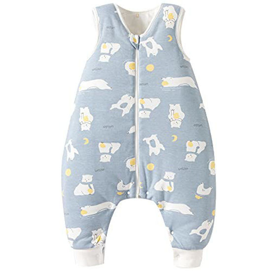 GetUSCart Duomiaomiao Baby Sleep Sack with Feet, 100 Cotton Toddler