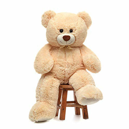 Picture of Toys Studio 36 inch Big Teddy Bear Cute Giant Stuffed Animals Soft Plush Bear for Girlfriend Kids, Beige