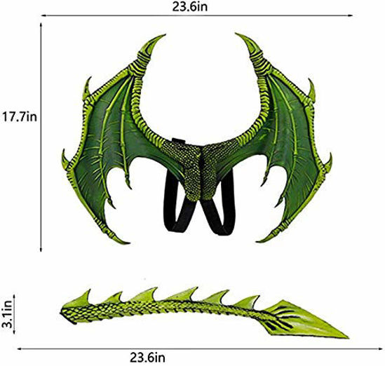 GetUSCart- MANO Halloween Dragon Costume Cosplay Carnival Wings Tail ...