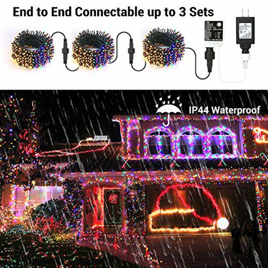 GetUSCart Brizled Christmas Tree Lights, 115ft 300 LED Color Changing