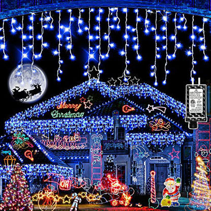 Smart Curtain Christmas String Lights WiFi Outdoor DIY 400 RGBIC LEDs 6.6 x  6.6FT Lights Remote Control Dynamic DIY Music Timer Waterproof Color