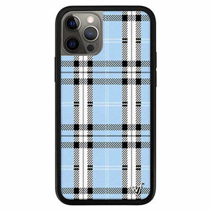 Picture of Wildflower Limited Edition Cases Compatible with iPhone 12 Pro Max (Blue Plaid)
