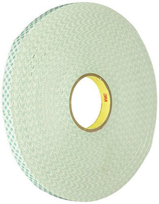 Picture of 3M 4032 Natural Polyurethane Double Coated Foam Tape, 3" width x 5yd length (1 roll)