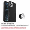Picture of Bundle: OtterBox Commuter Series Case for iPhone 12 Pro Max - (Black) + PopSockets PopGrip - (Dove White Marble)