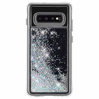 Picture of Case-Mate - Waterfall - Samsung Galaxy S10+ Liquid Glitter Case - Iridescent