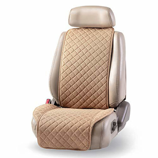 GetUSCart- Linen Car Seat Cover, Car Seat Protector - Universal