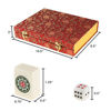 Picture of Chinese Mahjong Game Set with 146 Tiles, Dice, and Ornate Storage Case for Adults, Kids, Boys and Girls by Hey! Play!