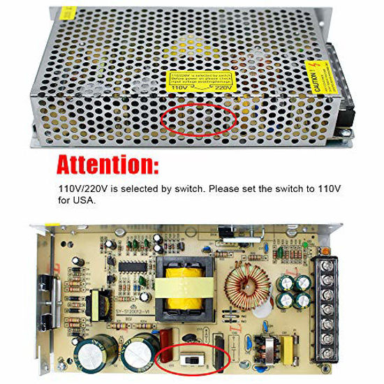 GetUSCart- inShareplus 12V 500W DC Universal Regulated Switching Power ...
